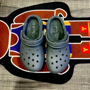 Dark grey crocs